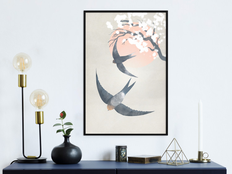 Poster decorativo Swallows in Flight [Poster] 142469 additionalImage 13
