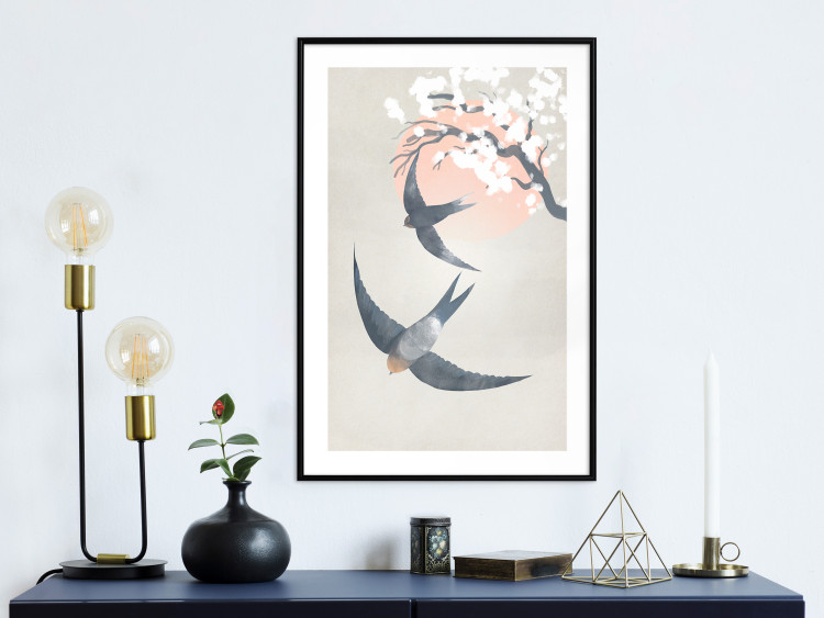 Poster decorativo Swallows in Flight [Poster] 142469 additionalImage 10