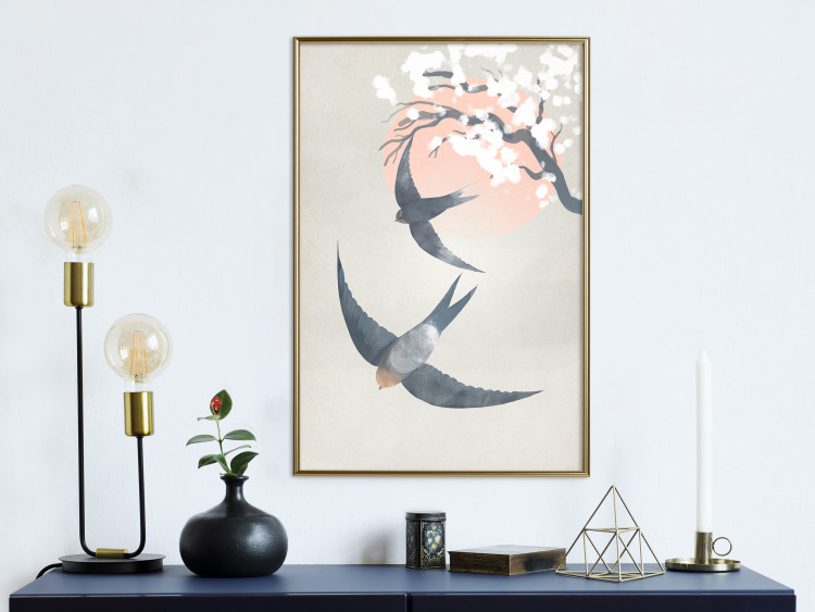 Poster decorativo Swallows in Flight [Poster] 142469 additionalImage 15