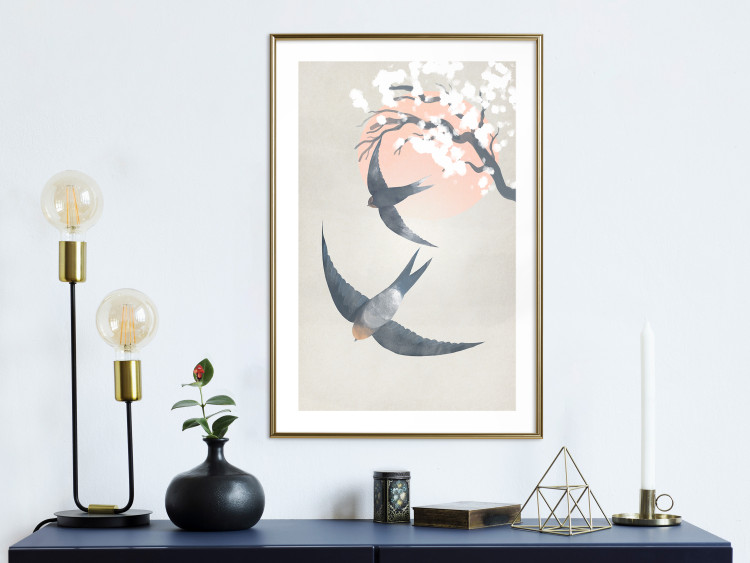 Poster decorativo Swallows in Flight [Poster] 142469 additionalImage 14