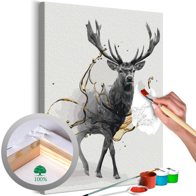 Desenho para pintar com números Deer & Silence 142569