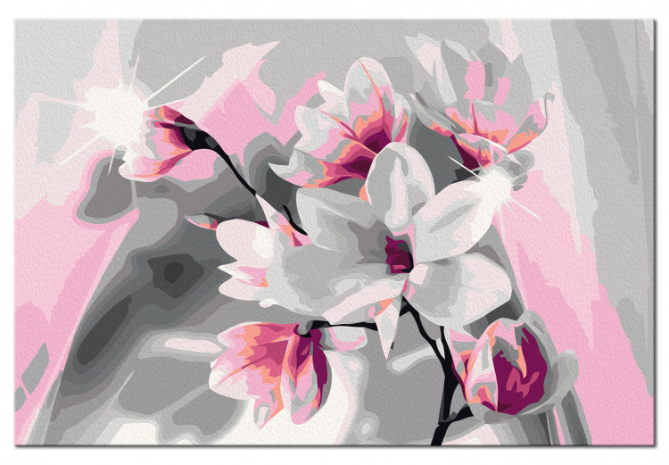 Desenho para pintar com números Magnolia (Grey Background) 107179 additionalImage 5