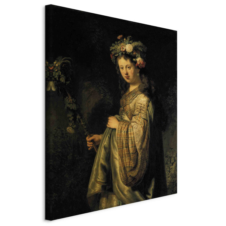 Reprodução da pintura famosa Saskia as Flora 154179 additionalImage 2