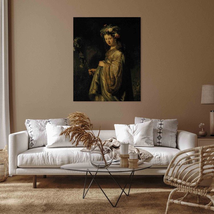 Reprodução da pintura famosa Saskia as Flora 154179 additionalImage 5
