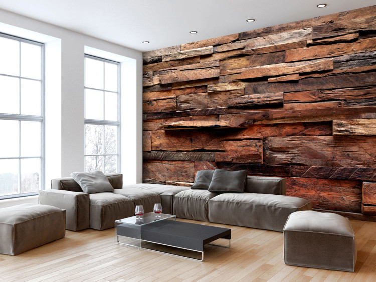 Papel de parede Rustic Style: Forest Cottage 97589