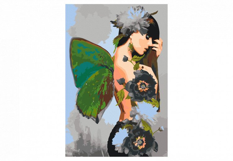 Desenho para pintar com números Butterfly Woman 135399 additionalImage 4