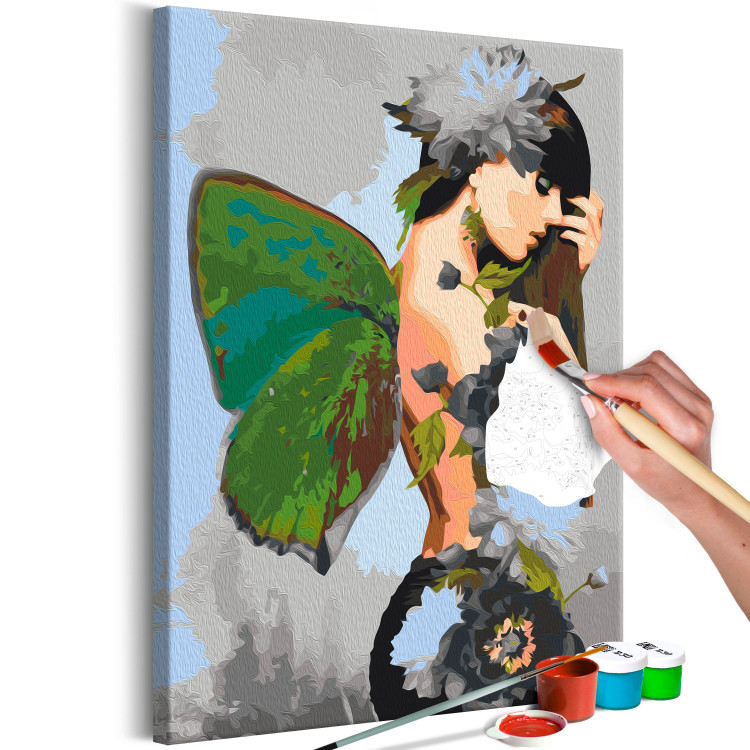 Desenho para pintar com números Butterfly Woman 135399 additionalImage 3
