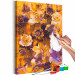 Desenho para pintar com números Caramel Garden - Blooming Flowers in White and Purple Colors 146199 additionalThumb 6